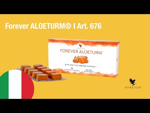 Forever AloeTurm - Un boost rivoluzionario con zinco, curcuma e Aloe Vera.