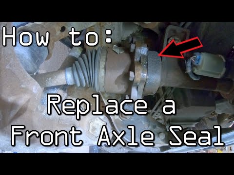 How To Replace A Front Axle Shaft Seal (RH Front) Chevy GMC