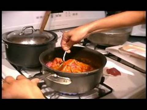 How to Make Carne Con Papas : Adding Meat for Carne Con Papas