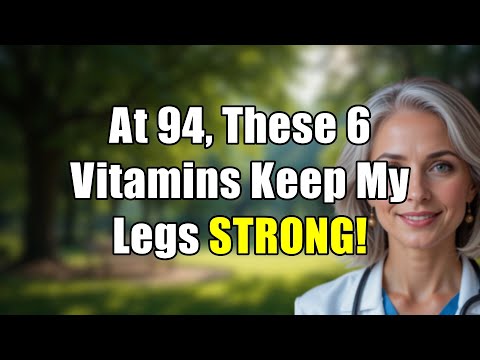 Want STRONG Legs at 94? These 6 Vitamins Are KEY for Senior Mobility & Strength!