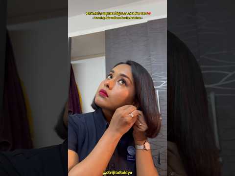 GRWM for my last flight🥺💔EMOTIONAL #cabincrew #indigoairlines #flight #flight attendant #minivlog