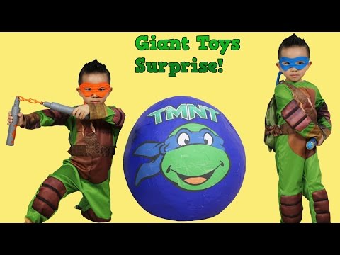 Giant Surprise Egg Toys Unboxing Opening Fun With Ckn Toys