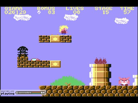 The Great Giana Sisters - Commodore 64 full game