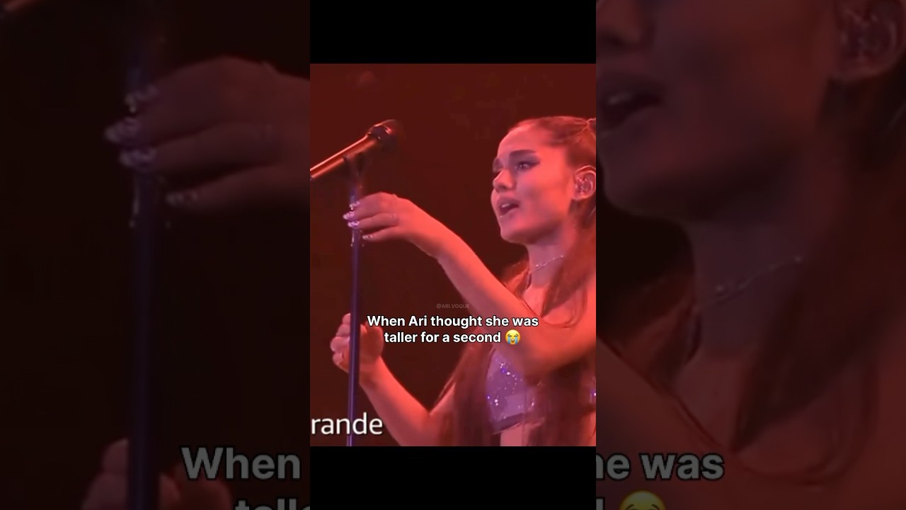 When Ariana’s mic was too high 😭 #arianagrande #trend #shorts #short #pop #viralvideo #trending