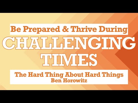 5 Minutes Book Summary - The Hard Thing About Hard Things by Ben Horowitz