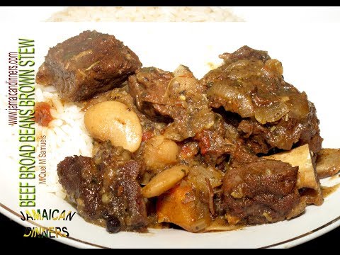 BEEF BROAD BEANS BROWN STEW: "Steak Brown Stew Recipe"