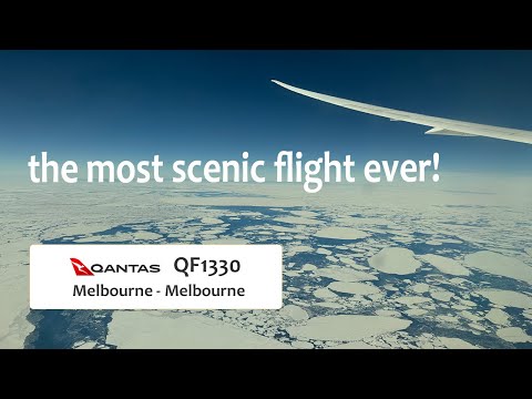A sight to believe!🧊🇦🇶 | Flying over Antarctica - Qantas B787-9 Dreamliner