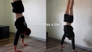 How I Learned To Handstand Hold