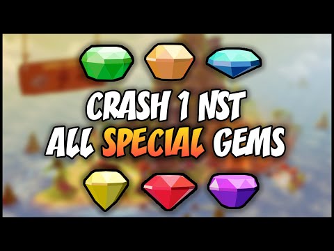 ALL SPECIAL GEMS - N. Sane Trilogy: Crash Bandicoot 1 (HD)