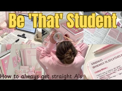 ✨ 35 Secrets to Become That Student and Get Straight A’s 