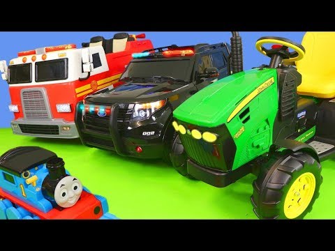 Koparka, Ciągnik,  ciężarówka zabawki, dźwig Bagrownica - Zabawki strażackie - Excavator Toys