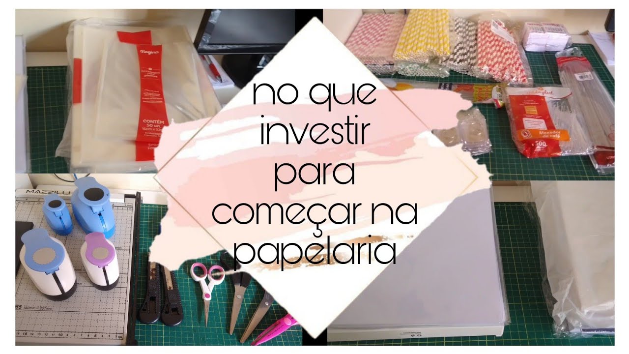 Materiais básicos para trabalhar com papelaria personalizada