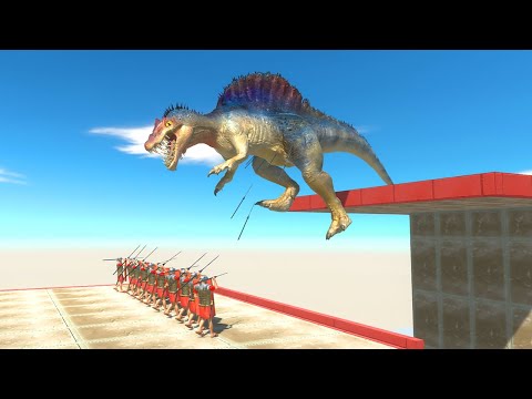 💥Jump Attack on Romanus -  🦖Animal Revolt Battle Simulator