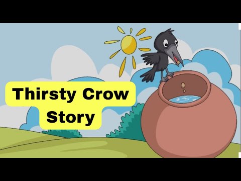 Thirty Crow and the Clever Trick | Moral story for kids