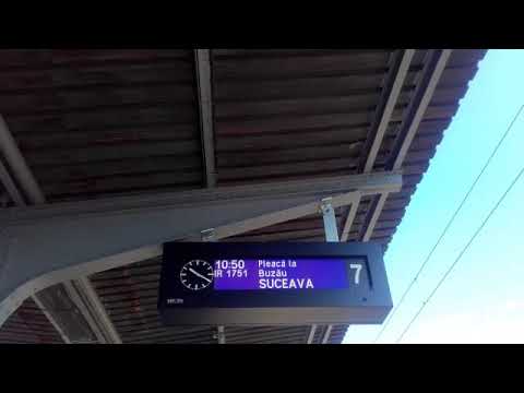 Anunt tren în gara Bucureşti Nord GR.A