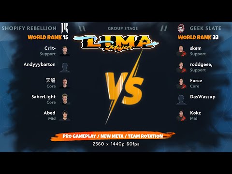 Shopify Rebellion vs Geek Slate | Lima Major 2023 | Main Event | Group B [Bo2]