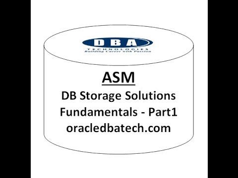 Oracle ASM  - Part 1
