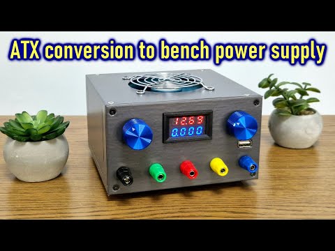 ATX conversion to bench power supply (fixed & variable)
