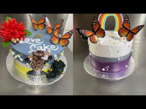 How To Make Cake Decorating Tutorials for Beginners | Homemade c...ghufranchef chef