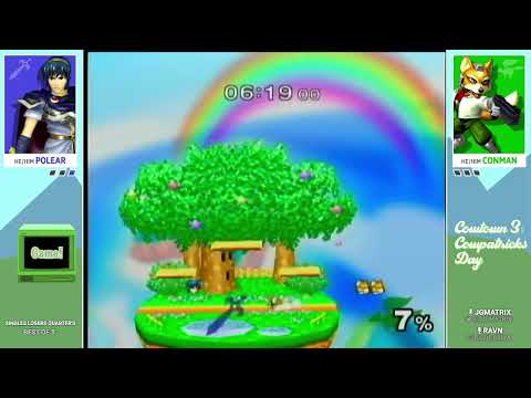 Cowtown 3: Cowpatrick’s Day - Polear (Marth) vs. Conman (Fox) - Melee Singles