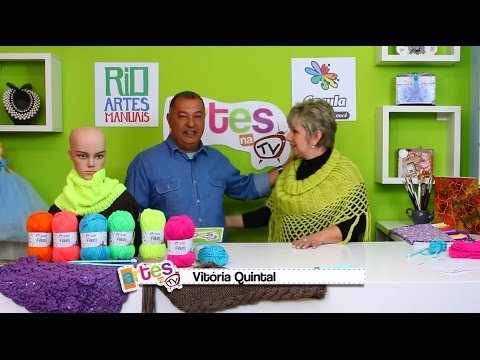 Programa Artes na TV 27/06/15 - T2/E9 - Gola em Tricô e Patch Aplique