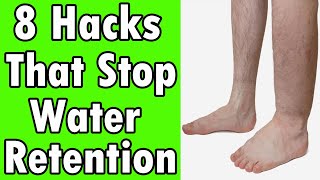 Home Remedies For Water Retention In Body [8 Hacks]