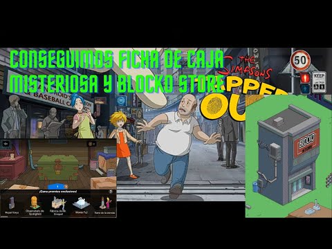 Los Simpson Springfield conseguimos Ficha de Caja Misteriosa y Tienda Blocko del Espejo del evento C