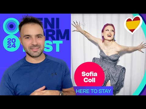 Reaction 🇪🇸: Sofia Coll - Here to Stay / Benidorm Fest 2024 (Eurovision 2024 Spain) Studio Version