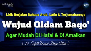 Download lagu Allah Wujud Qidam Baqo' | 20 Sifat Wajib Bagi Allah | Lirik Arab, Latin & Terjemahannya | by Yanza mp3