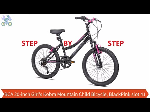 How to assemble BCA 20 inch Girl's Kobra Mountain Child Bicycle, Black Pink slot 41