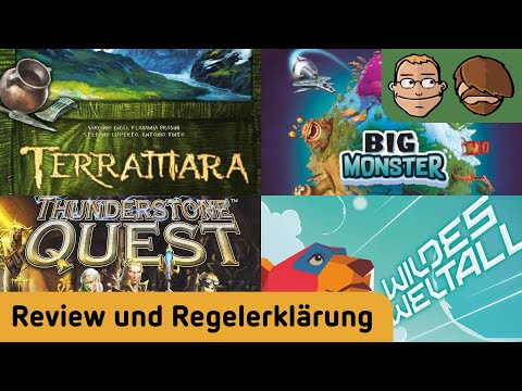 Terramara, Big Monster, Thunderstone Quest, Wild Space - Bonus Videos im Recap