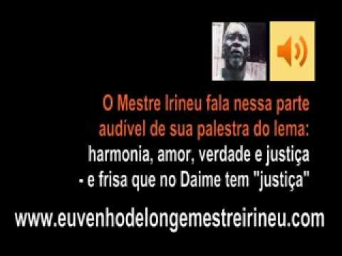 PALESTRA DO MESTRE IRINEU - FRAGMENTO AUDÍVEL PARTE 1