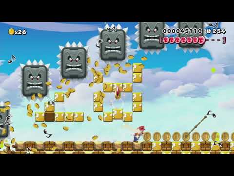 新時代もマリオメーカーと共に… by げっぺい - Super Mario Maker - No Commentary 1bs