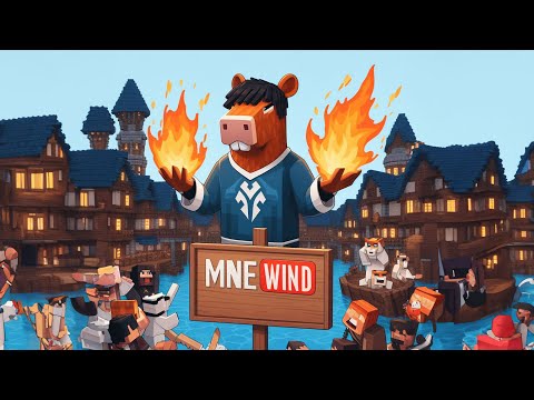 Minecraft Shaman - Minewind Minecraft Fire Mage Capybara