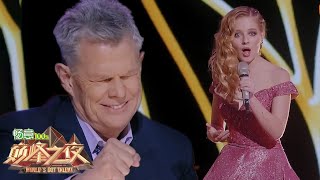 The audience is BLOWN AWAY by JACKIE EVANCHO&#39;s amazing voice | World&#39;s Got Talent 2019 巅峰之夜