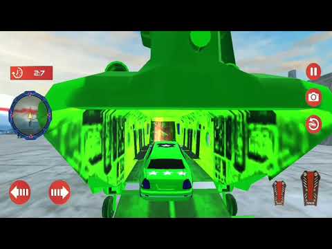 US Army Limo Transport Truck : Real Parking Game Car