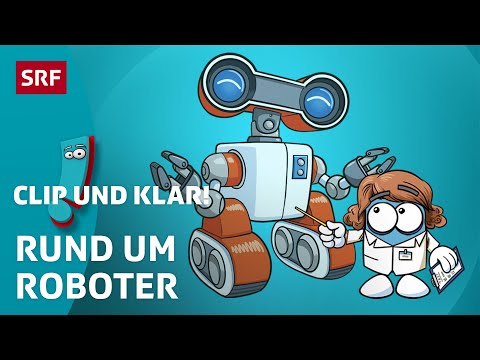 Was können Roboter? | SRF Kids – Clip und klar! | Für Kinder erklärt