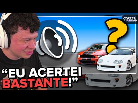 ARUAN REAGE: Adivinhe o carro pelo som de aceleração | Teste de carro (FORCEMAN QUIZ)
