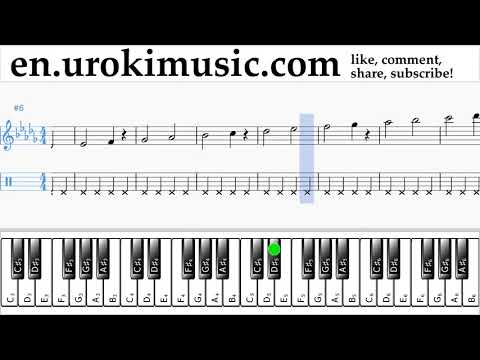 How to Play Piano (right hand) Ozuna - Dile Que Tu Me Quieres Tabs Part#1 exercises, scales um-i352