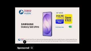 Tesco Mobile - Samsung S26 Ultra (2026, UK)