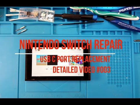 How to repair Nintendo Switch charging port