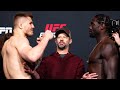 UFC Vegas 75: Weigh-In Faceoffs