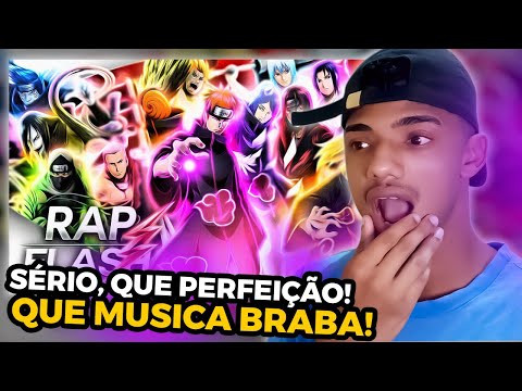 REACT - ♫ - SPEEDLORD - AKATSUKI (Naruto) | ESPECIAL 100K | Flash Beats (Prod. Hunter)