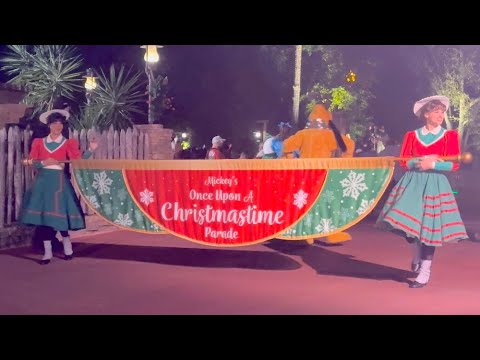 Mickey's Once Upon A Christmastime Parade (Full Video) - Mickey's Very Merry Christmas Party 2025