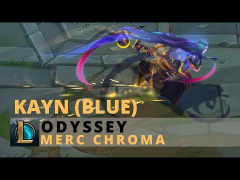 Odyssey Kayn (Blue) Merc Chroma - League Of Legends