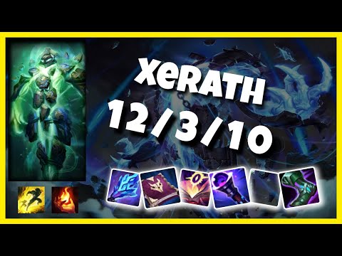 Xerath vs Janna EU Challenger SUPPORT (12/3/10) Gameplay Replay - Patch 10.24