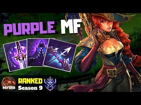 *NEW* PURPLE BUILD MISS FORTUNE - League of Legends (Season 9)