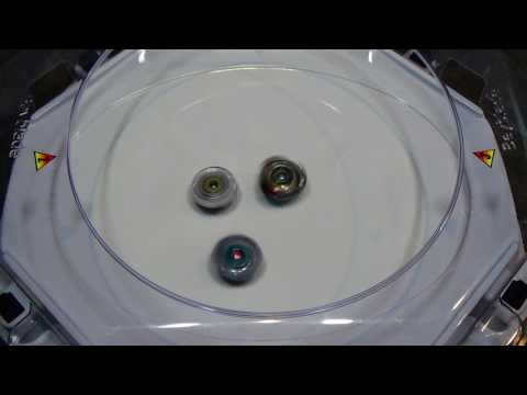 Beyblade Burst TRIPLE BATTLE!! Victory Valkyrie UQ vs Nova Neptune VT vs Chaos OG ベイブレードバースト