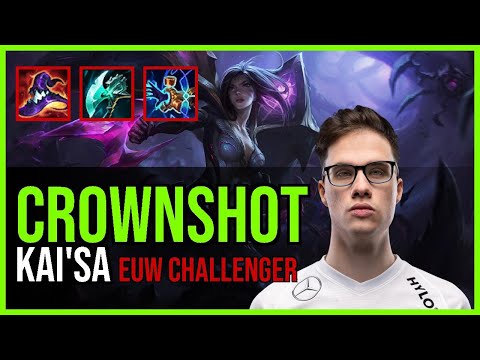 Crownshot - KAI'SA vs. CAITLYN ADC | EUW Challenger