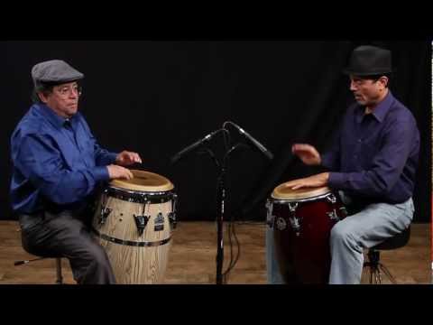 Giovanni Hidalgo and John Santos on Congas